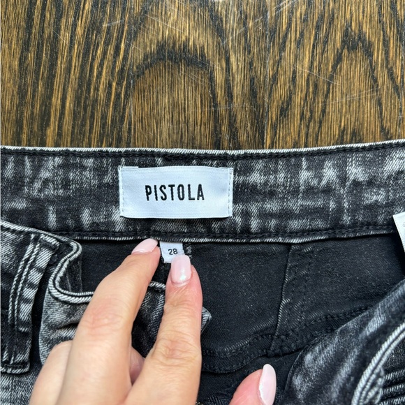 EUC Pistola Leona High Rise Moto Skinny Jean Petite - Picture 2 of 3